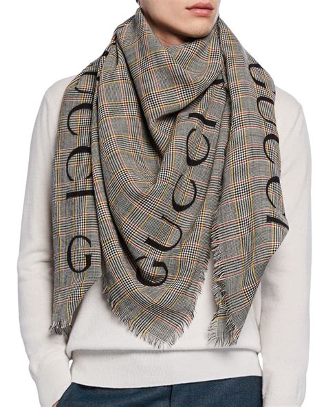 gucci scarf men's outlet.